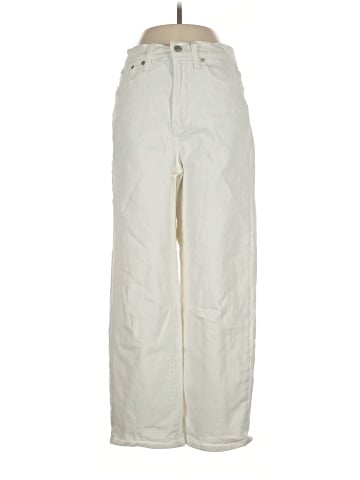 Madewell The Perfect Vintage Wide-Leg Crop Jean in Tile White (view 1)