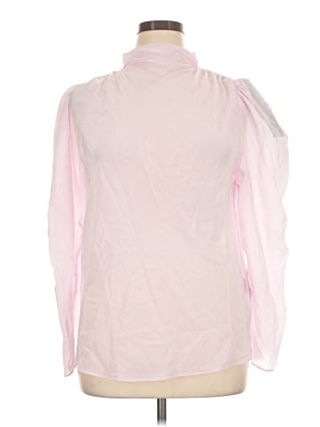 The Kooples Long Sleeve Silk Top (view 1)