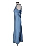 Double Zero 100% Polyester Solid Blue Cocktail Dress Size S - photo 5