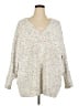 Torrid 100% Polyester Tweed Silver Pullover Sweater Size 4X Plus (4) - photo 1