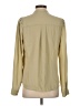 Express 100% Recycled Polyester Tan Long Sleeve Blouse Size S - photo 2