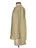 Express 100% Recycled Polyester Tan Long Sleeve Blouse Size S - photo 5