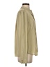 Express 100% Recycled Polyester Tan Long Sleeve Blouse Size S - photo 4
