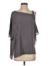 1.State 100% Polyester Gray 3/4 Sleeve Blouse Size S - photo 1