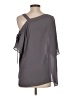 1.State 100% Polyester Gray 3/4 Sleeve Blouse Size S - photo 2