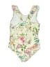 Jessica Simpson Floral Ivory One Piece Swimsuit Size 4T - photo 2
