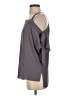 1.State 100% Polyester Gray 3/4 Sleeve Blouse Size S - photo 5