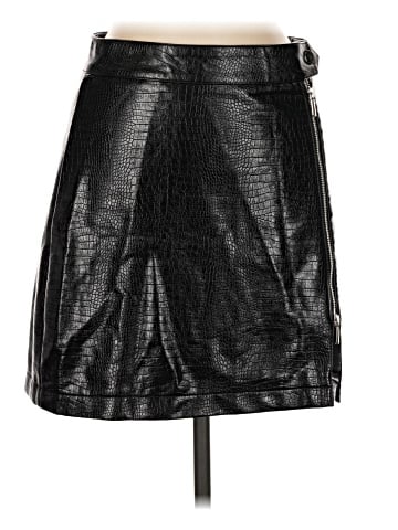 Topshop Faux Leather Skirt (view 1)