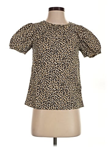 J.Crew Factory Store Short Sleeve Blouse (view 1)