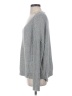 Moth 100% Cotton Metallic Silver Pullover Sweater Size S - photo 5