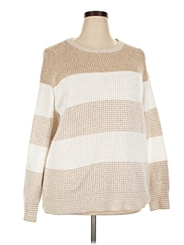 Pink Clover Pullover Sweater (view 1)