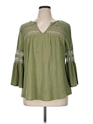 Coldwater Creek 3/4 Sleeve Blouse (view 1)
