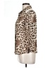 Iz Byer 100% Polyester Animal Print Tan 3/4 Sleeve Blouse Size L - photo 5