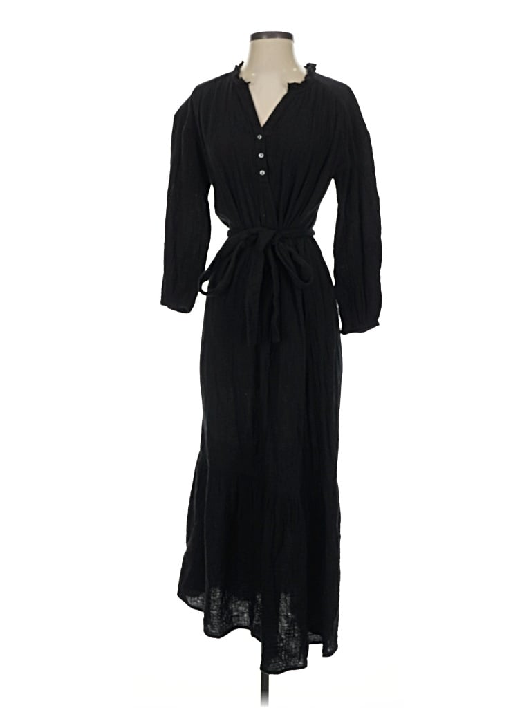 Pre-owned Lilla P Casual Dress In Black