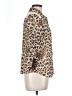 Iz Byer 100% Polyester Animal Print Tan 3/4 Sleeve Blouse Size L - photo 4