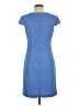 Connected Apparel Solid Blue Casual Dress Size 6 - photo 2