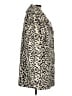 Christian Siriano New York 100% Polyester Animal Print Ivory Coat Size M - photo 4