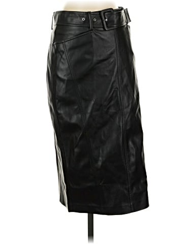 Theory Faux Leather Skirt (view 1)