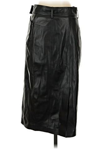 Theory Faux Leather Skirt (view 2)