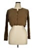 OZMA 100% Silk Brown Silk Cardigan Size XL - photo 1