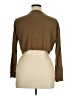 OZMA 100% Silk Brown Silk Cardigan Size XL - photo 2
