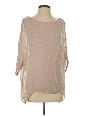 Carla Conti 3/4 Sleeve Silk Top (view 1)