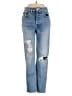 RE/DONE Hearts Blue Jeans Size 26 waist - photo 1