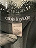 Cable & Gauge Black Long Sleeve Blouse Size XL - photo 7