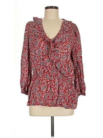 Chaps 3/4 Sleeve Blouse (view 1)