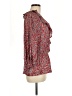 Chaps Red 3/4 Sleeve Blouse Size M - photo 4