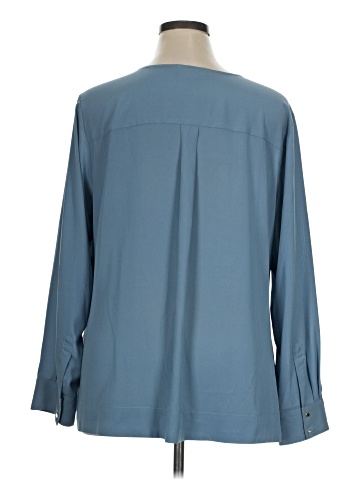 Calvin Klein Long Sleeve Blouse (view 2)