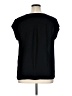 DR2 100% Polyester Black Short Sleeve Blouse Size XL - photo 2
