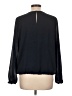 Tommy Hilfiger 100% Polyester Black Long Sleeve Blouse Size L - photo 2