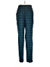 David N 100% Rayon Plaid Teal Casual Pants Size 10 - photo 2
