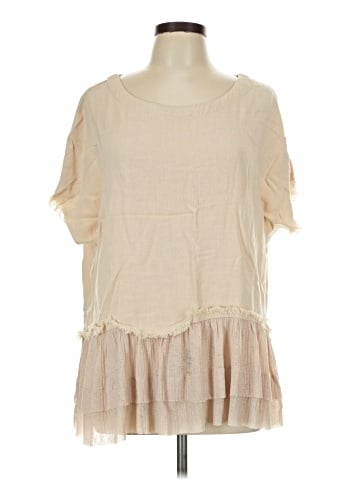Umgee Short Sleeve Blouse (view 1)