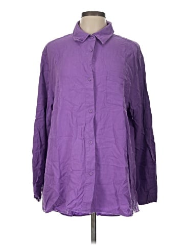 WeWoreWhat Long Sleeve Button-Down Shirt (view 1)