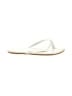 Unbranded White Gold Flip Flops Size 7 - photo 1
