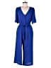Gabby Skye Solid Blue Jumpsuit Size M (estimated) - photo 1