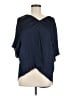 Vince. 100% Polyester Blue Short Sleeve Blouse Size M - photo 1