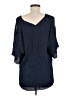 Vince. 100% Polyester Blue Short Sleeve Blouse Size M - photo 2