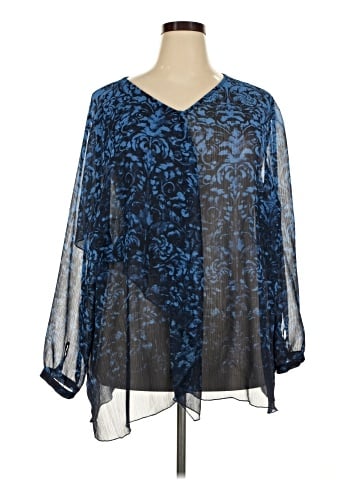 Catherines 3/4 Sleeve Blouse (view 1)