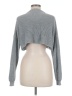 Missguided Gray Long Sleeve Top Size Med - Lg - photo 2