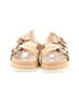 J/Slides 100% Leather Tan Sandals Size 8 1/2 - photo 2