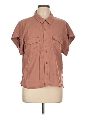 Sanctuary Short Sleeve Button-Down Shirt (view 1)