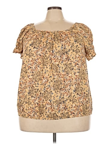 Maurices Short Sleeve Blouse (view 1)