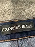 Express Jeans Solid Blue Jeans Size 4 - photo 7