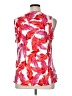 Chico's 100% Cotton Red Sleeveless Blouse Size XL (3) - photo 2