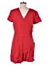 Banana Republic Solid Red Romper Size 8 (tall) - photo 2