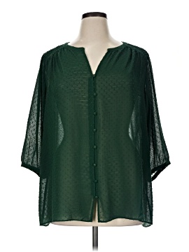 Rose + Olive 3/4 Sleeve Blouse