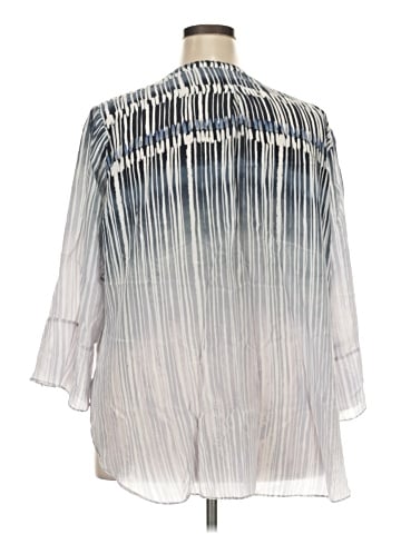 Nic + Zoe 3/4 Sleeve Silk Top (view 2)